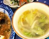 簡単あと1品　生姜と白菜とキノコのスープ作り方5写真