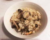 椎茸としめじの鯛あら炊き込みご飯作り方7写真