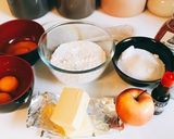 息子達の大好きなアップルパウンドケーキ作り方1写真