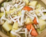 鍋の素●豆乳&チーズで〜鶏肉のシチュー鍋作り方1写真