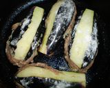 茄子の挟み焼き　オイスターソース煮込み作り方4写真