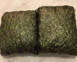 ミニおにぎらず 大根と鶏団子甘辛炒め弁当作り方1写真