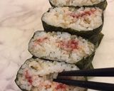 ミニおにぎらず 大根と鶏団子甘辛炒め弁当作り方3写真