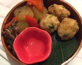 ミニおにぎらず 大根と鶏団子甘辛炒め弁当作り方6写真