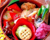 ミニおにぎらず 大根と鶏団子甘辛炒め弁当作り方11写真
