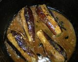 茄子の挟み焼き　オイスターソース煮込み作り方5写真