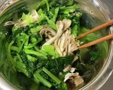小松菜と舞茸のピリ辛おひたし作り方6写真
