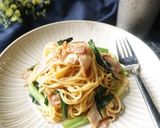 ベーコンと小松菜の和風パスタ♪作り方4写真