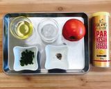 トマトのパルメザンチーズ和え作り方1写真