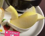 初、トキりんご白鳥♡作り方1写真