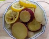 サツマイモとりんごのレモン煮作り方6写真