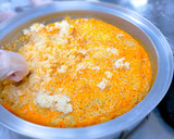 にんじんとしらすで夕焼けおにぎり♪簡単作り方4写真