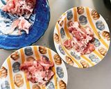 全てレンジ王将の天津飯味豚平焼き風作り方8写真