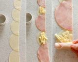 薔薇のハム&チーズロール作り方4写真