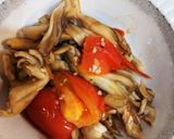 舞茸とトマトのオリーブオイルバター炒め作り方5写真