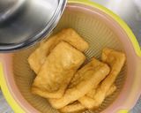 油揚げ玉ねぎたっぷりハムタルタル挟み焼き作り方1写真