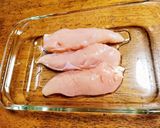 ごまドレッシングで簡単ササミサラダ♪作り方1写真