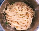 醤油バターが苦手な人のための明太子パスタ作り方3写真