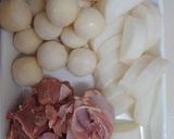 鶏もも肉と里芋の甘辛煮作り方1写真