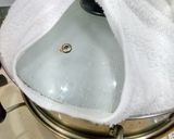 蒸しパン(甘納豆を使い)作り方5写真