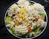 ひとり小鍋!サッポロ一番☆銀鮭北海鍋作り方3写真