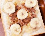 お祭り気分！？簡単☆チョコバナナトースト作り方11写真
