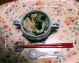 市販の卵スープにワカメと白ゴマON！作り方2写真