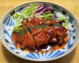 鳥のリンゴ照り焼きトマトソース◎簡単です作り方7写真