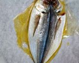 フライパンで10分！簡単！！あじの開き！作り方1写真