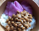 納豆と紫大根のご飯作り方2写真