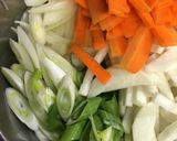 野菜たっぷり豚モツの味噌炒め作り方3写真