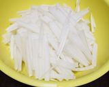 さっぱり鶏むね肉と大根の塩昆布梅肉和え作り方3写真