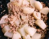 味染み～大根の豚そぼろあんかけ作り方4写真