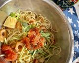 簡単☆ボールde和える明太子スパゲッティ作り方3写真