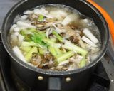 免疫力が上る　乾燥舞茸とカブの味噌汁作り方5写真