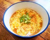 半熟かき玉ピリ辛和風味噌ラーメン作り方9写真