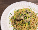 牡蠣とえのきの和風ペペロンチーノ柚子風味作り方9写真
