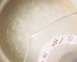 沸騰湯から始めるガッテン風おかゆ♪1人様作り方4写真
