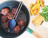 お弁当★デミグラスハンバーグ★作り置き作り方1写真
