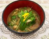 ズイキと里芋と季節の野菜の豚汁♡具沢山作り方9写真