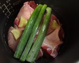 圧力鍋★牛すじ煮込み作り方1写真