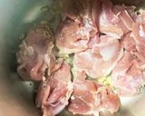 葉付き大根と鶏腿肉のトマトワイン煮込み作り方4写真