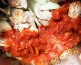 葉付き大根と鶏腿肉のトマトワイン煮込み作り方7写真