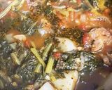 葉付き大根と鶏腿肉のトマトワイン煮込み作り方10写真