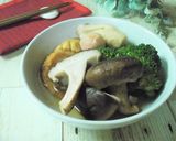 肉厚椎茸とブロッコリーの簡単おでん作り方4写真
