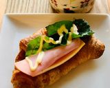 クロワッサンのハムチーズサンド♪作り方4写真