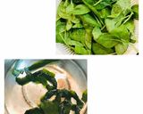 柔らか具材・ほうれん草とワカメのお味噌汁作り方1写真