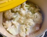 カルフラワーと生ハムのクリーム煮作り方5写真