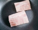 カルボナーラ的な？笑 ♪温玉のせパスタ作り方1写真