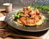 ツナとエビの濃厚トマトクリームパスタ作り方5写真
